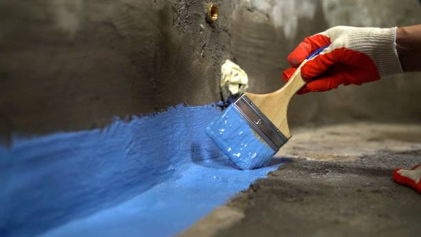 Commercial Vapor Barrier Installation project at a Oakland, MD business property by SJ Waterproofing Pros